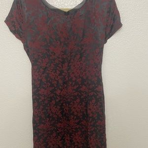 E spirit 90’s Style Red and Black Dress